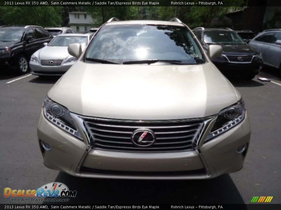 Satin Cashmere Metallic 2013 Lexus RX 350 AWD Photo #7