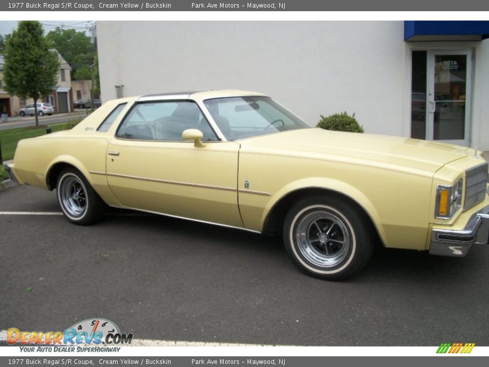 1977 Buick Regal S/R Coupe Cream Yellow / Buckskin Photo #3