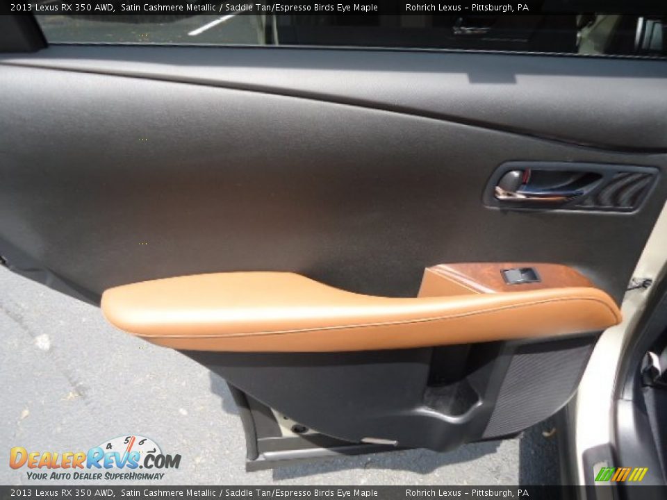 Door Panel of 2013 Lexus RX 350 AWD Photo #13