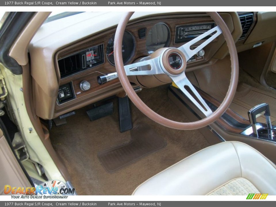 Buckskin Interior - 1977 Buick Regal S/R Coupe Photo #12
