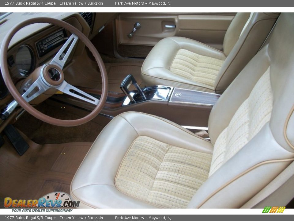 Buckskin Interior - 1977 Buick Regal S/R Coupe Photo #13