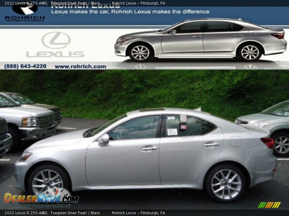 2012 Lexus IS 250 AWD Tungsten Silver Pearl / Black Photo #1