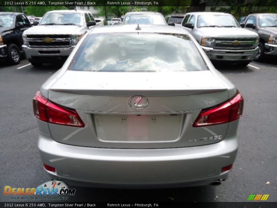 2012 Lexus IS 250 AWD Tungsten Silver Pearl / Black Photo #3