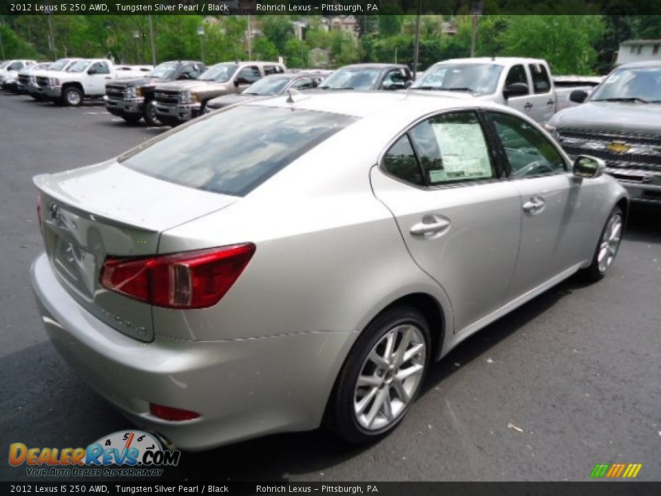 2012 Lexus IS 250 AWD Tungsten Silver Pearl / Black Photo #4