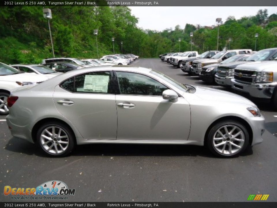 2012 Lexus IS 250 AWD Tungsten Silver Pearl / Black Photo #5