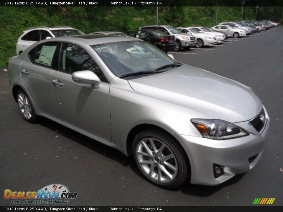 2012 Lexus IS 250 AWD Tungsten Silver Pearl / Black Photo #6