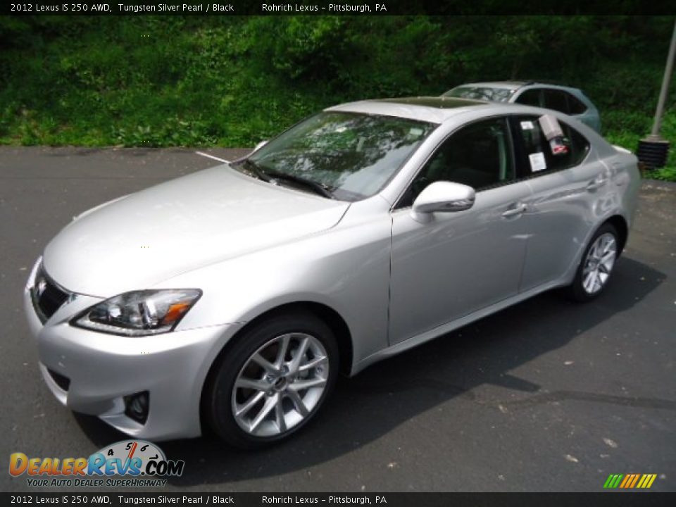 2012 Lexus IS 250 AWD Tungsten Silver Pearl / Black Photo #8