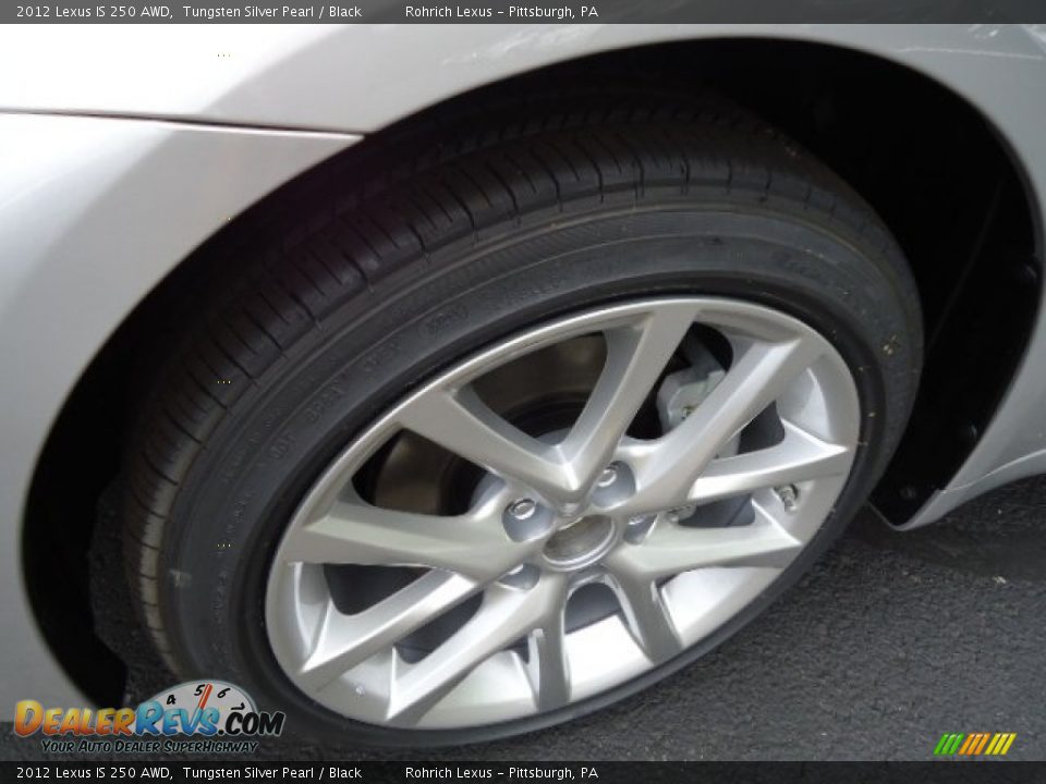 2012 Lexus IS 250 AWD Tungsten Silver Pearl / Black Photo #9
