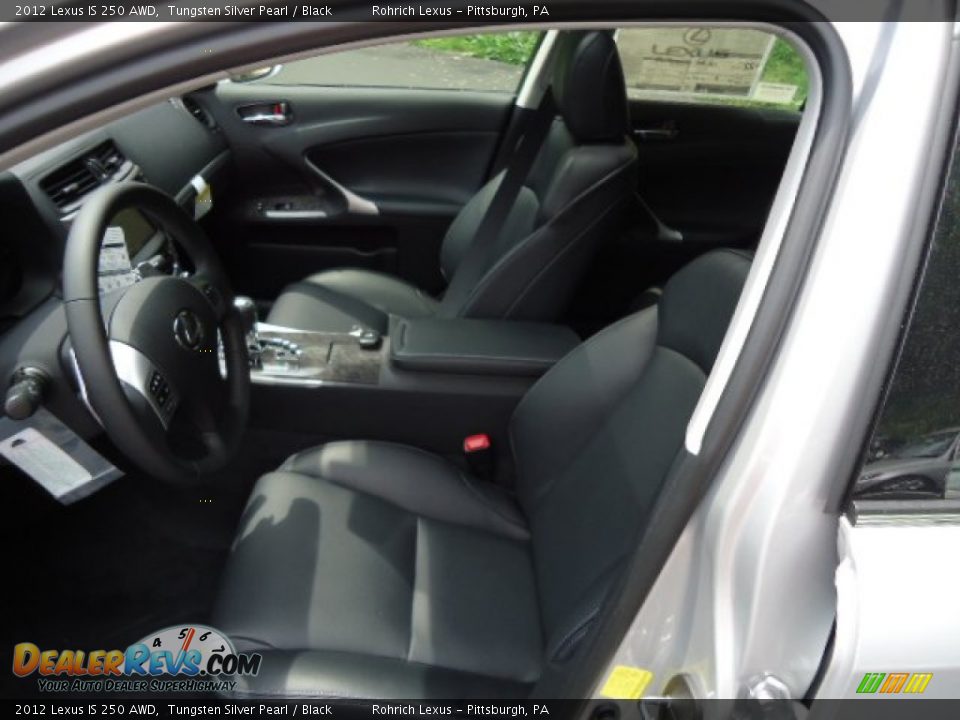2012 Lexus IS 250 AWD Tungsten Silver Pearl / Black Photo #10