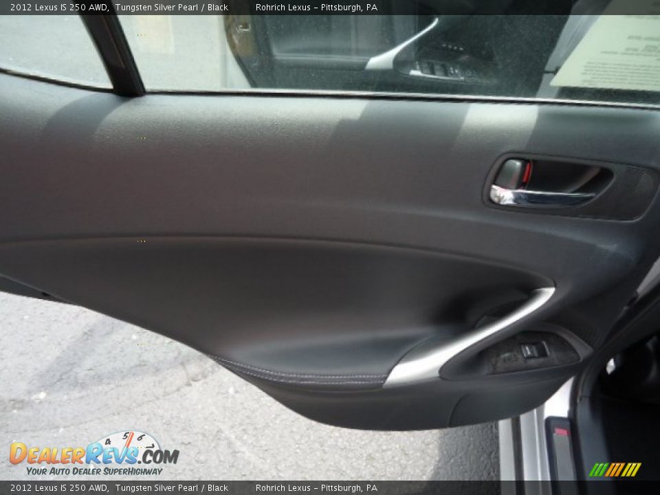 2012 Lexus IS 250 AWD Tungsten Silver Pearl / Black Photo #13