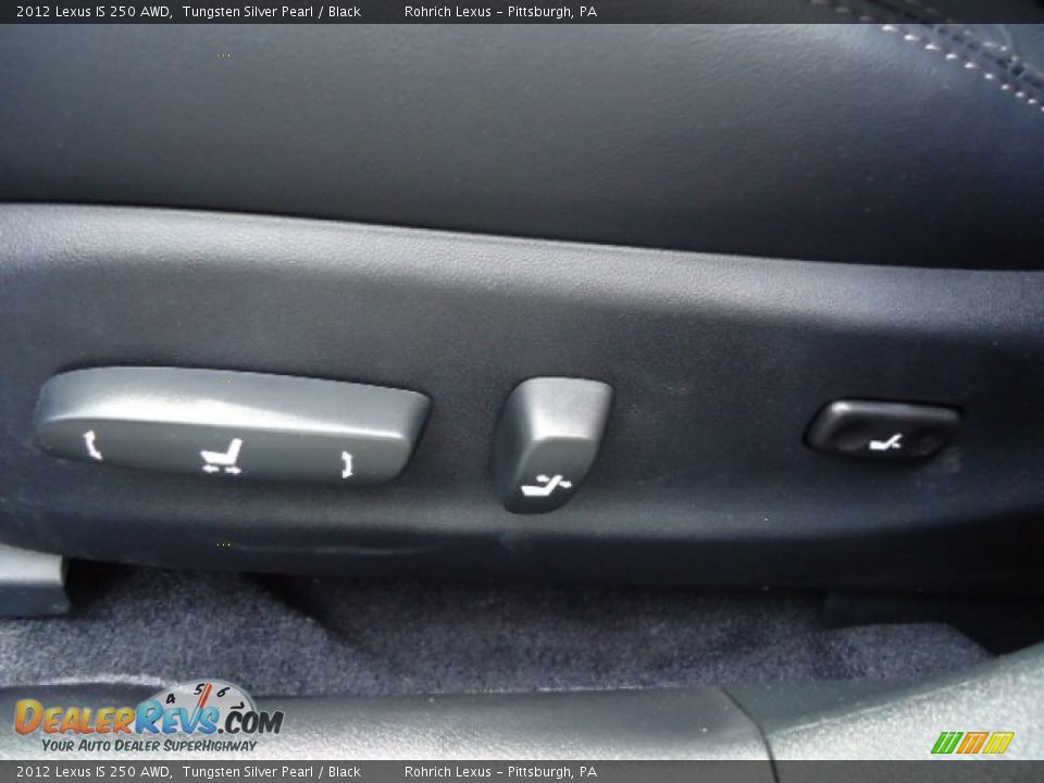2012 Lexus IS 250 AWD Tungsten Silver Pearl / Black Photo #15