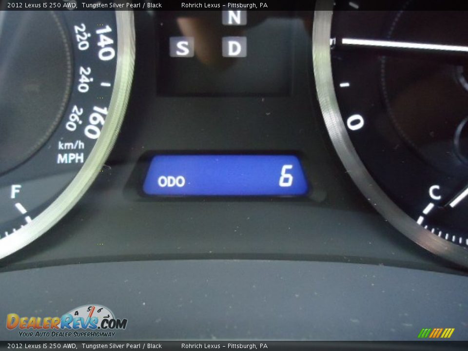 2012 Lexus IS 250 AWD Tungsten Silver Pearl / Black Photo #20