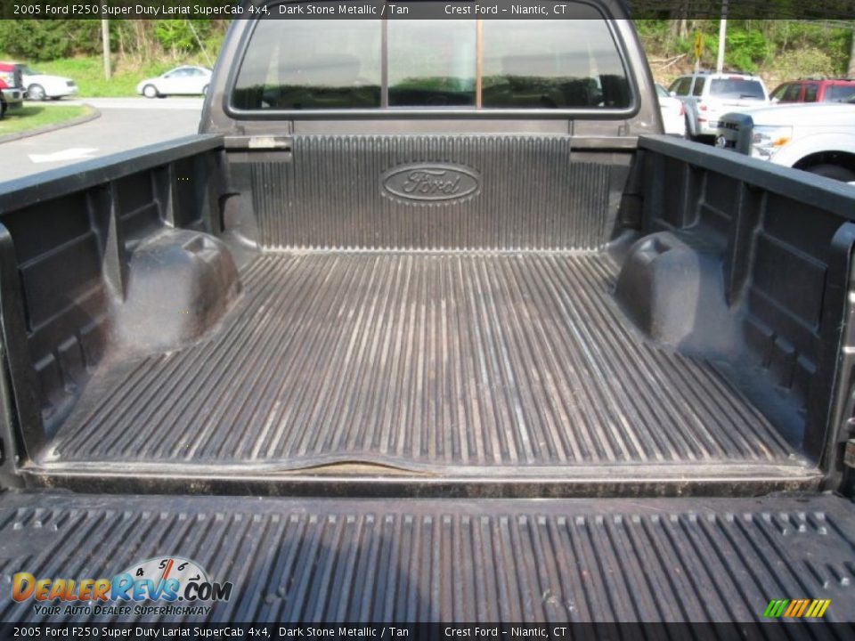 2005 Ford F250 Super Duty Lariat SuperCab 4x4 Dark Stone Metallic / Tan Photo #9