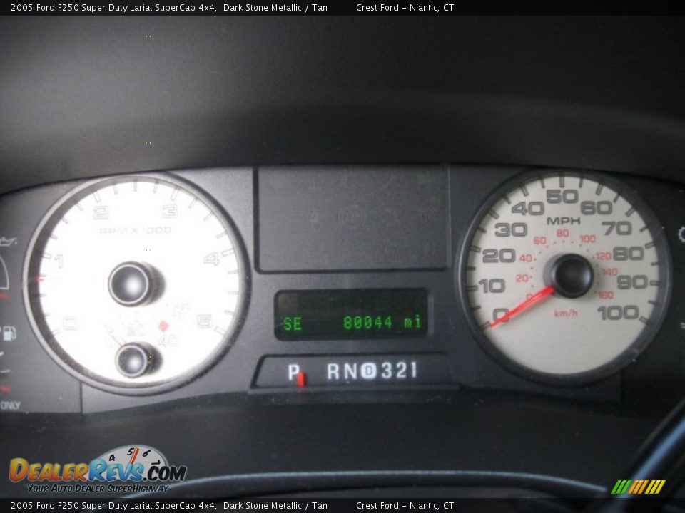 2005 Ford F250 Super Duty Lariat SuperCab 4x4 Gauges Photo #13