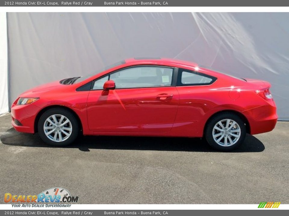 Red honda civic coupe 2012 #2