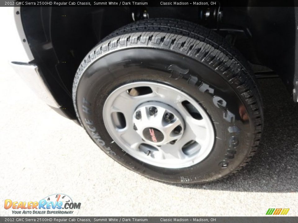 2012 GMC Sierra 2500HD Regular Cab Chassis Summit White / Dark Titanium Photo #4