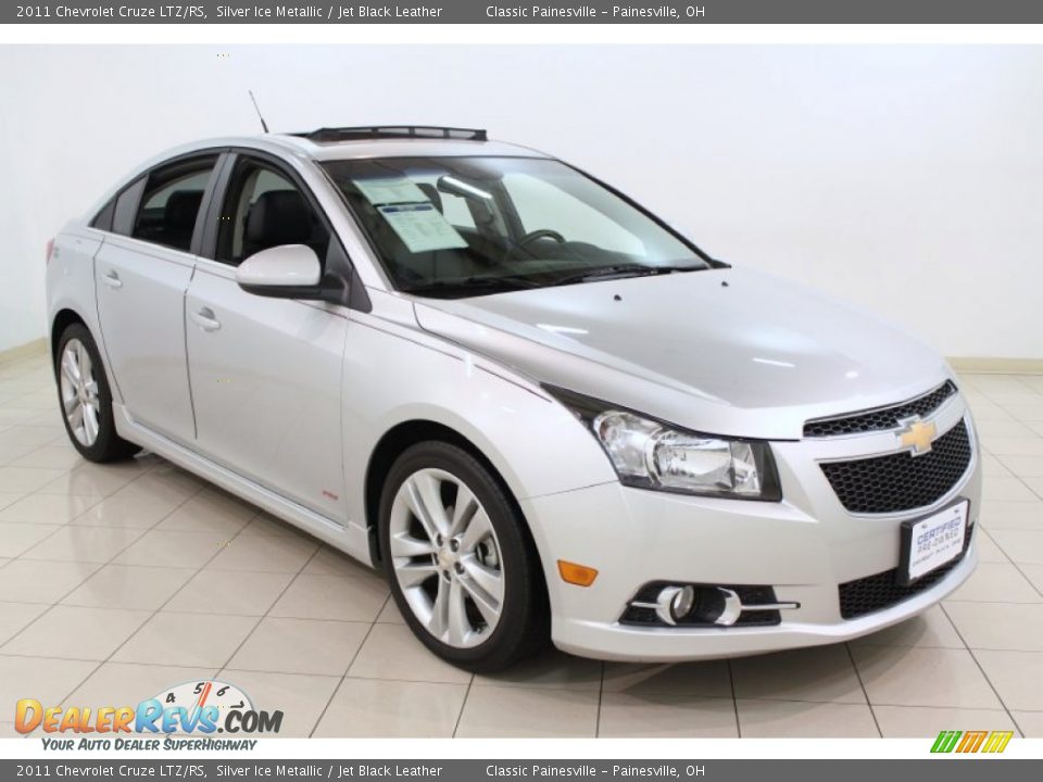 2011 Chevrolet Cruze LTZ/RS Silver Ice Metallic / Jet Black Leather Photo #1