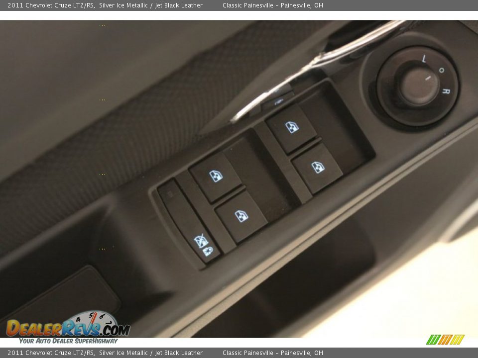 2011 Chevrolet Cruze LTZ/RS Silver Ice Metallic / Jet Black Leather Photo #6