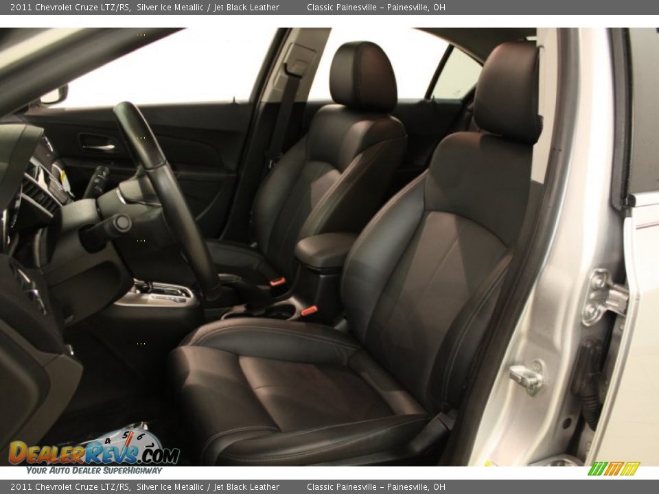 2011 Chevrolet Cruze LTZ/RS Silver Ice Metallic / Jet Black Leather Photo #8