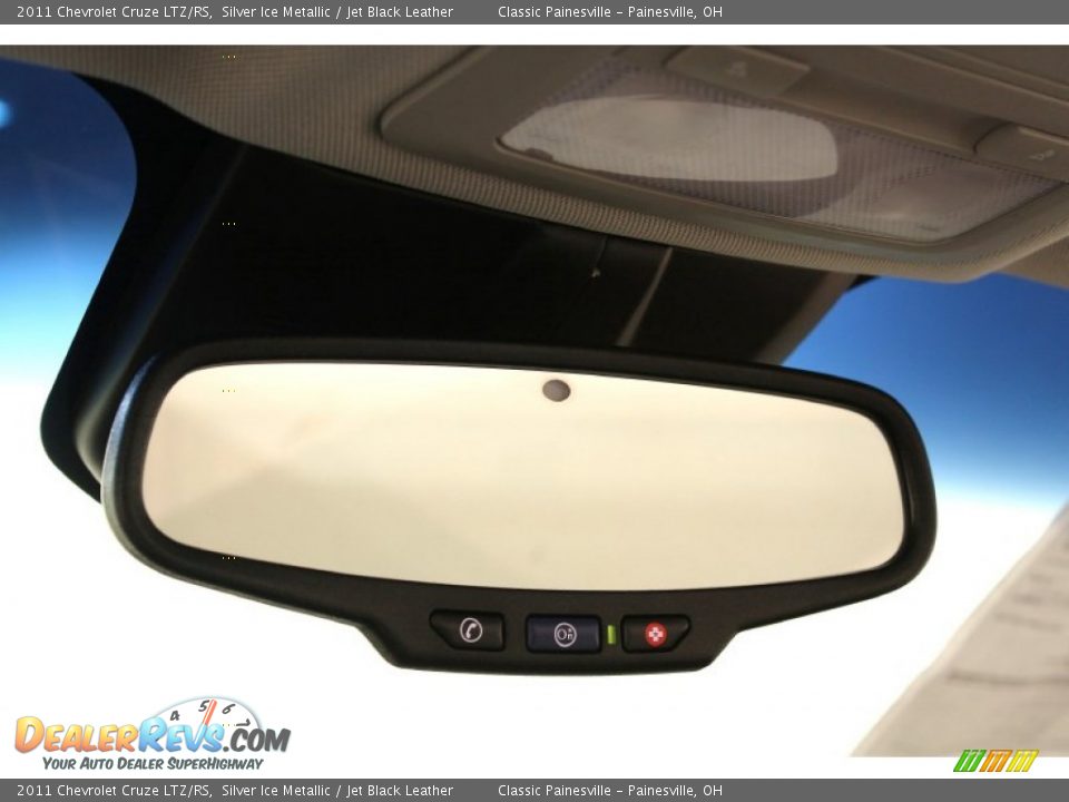 2011 Chevrolet Cruze LTZ/RS Silver Ice Metallic / Jet Black Leather Photo #11