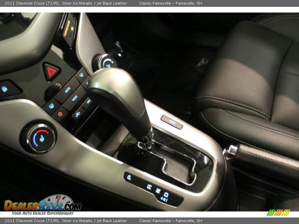2011 Chevrolet Cruze LTZ/RS Silver Ice Metallic / Jet Black Leather Photo #13
