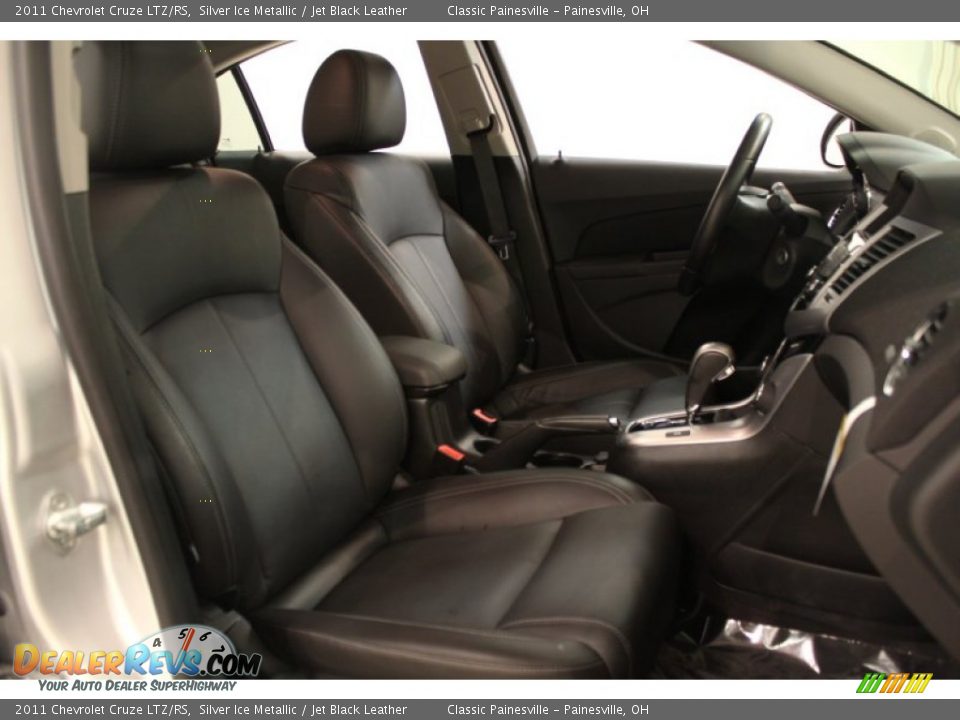 2011 Chevrolet Cruze LTZ/RS Silver Ice Metallic / Jet Black Leather Photo #15