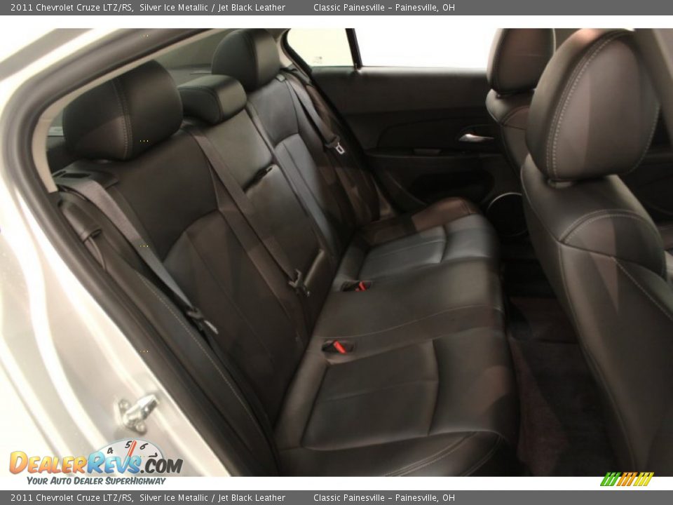 2011 Chevrolet Cruze LTZ/RS Silver Ice Metallic / Jet Black Leather Photo #16