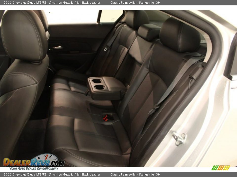 2011 Chevrolet Cruze LTZ/RS Silver Ice Metallic / Jet Black Leather Photo #18