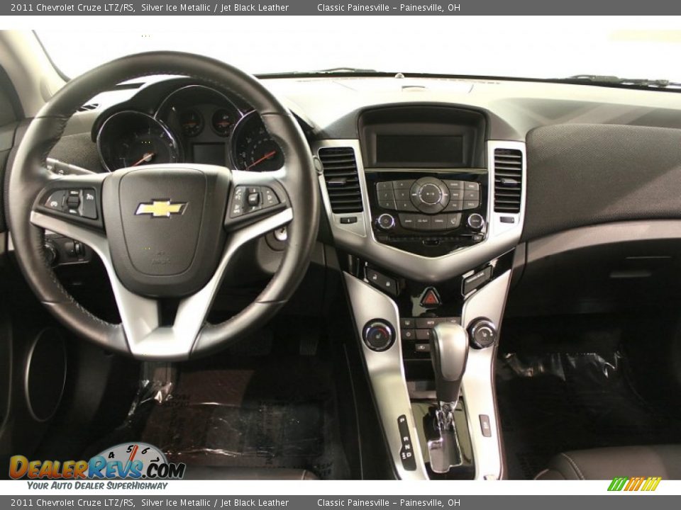2011 Chevrolet Cruze LTZ/RS Silver Ice Metallic / Jet Black Leather Photo #19