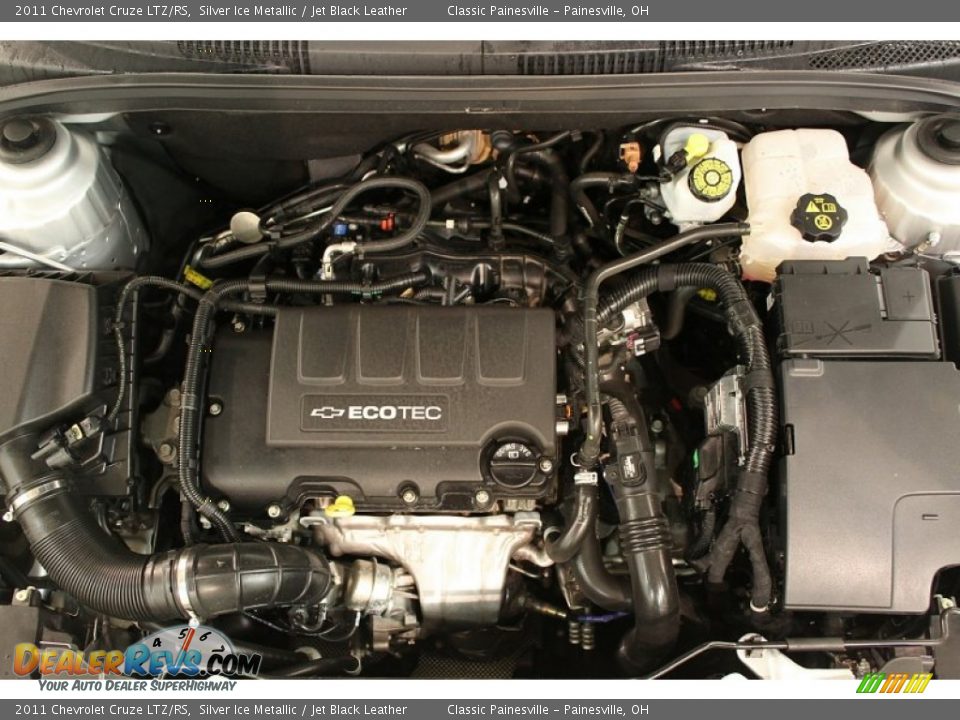 2011 Chevrolet Cruze LTZ/RS Silver Ice Metallic / Jet Black Leather Photo #22