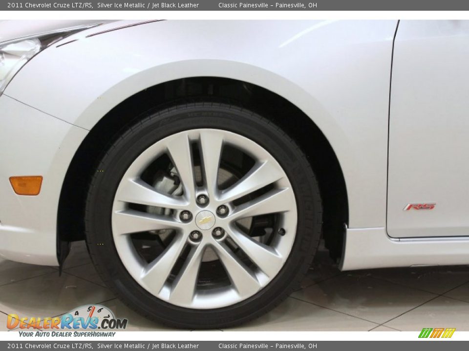 2011 Chevrolet Cruze LTZ/RS Silver Ice Metallic / Jet Black Leather Photo #23