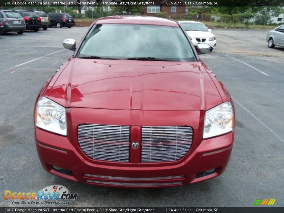 2007 Dodge Magnum SXT Inferno Red Crystal Pearl / Dark Slate Gray/Light Graystone Photo #1