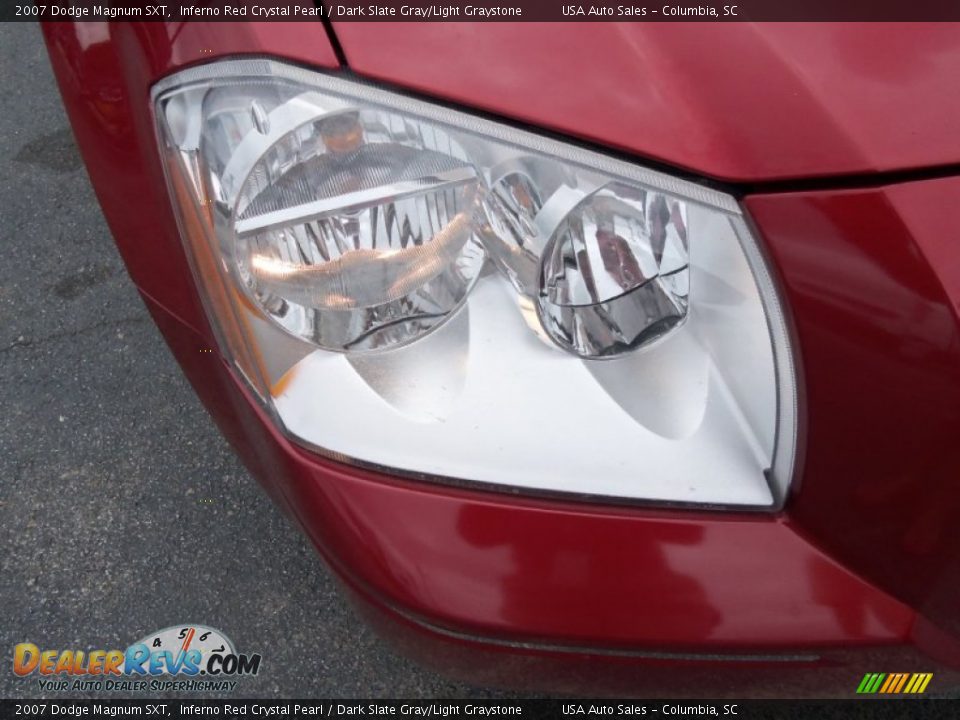 2007 Dodge Magnum SXT Inferno Red Crystal Pearl / Dark Slate Gray/Light Graystone Photo #5