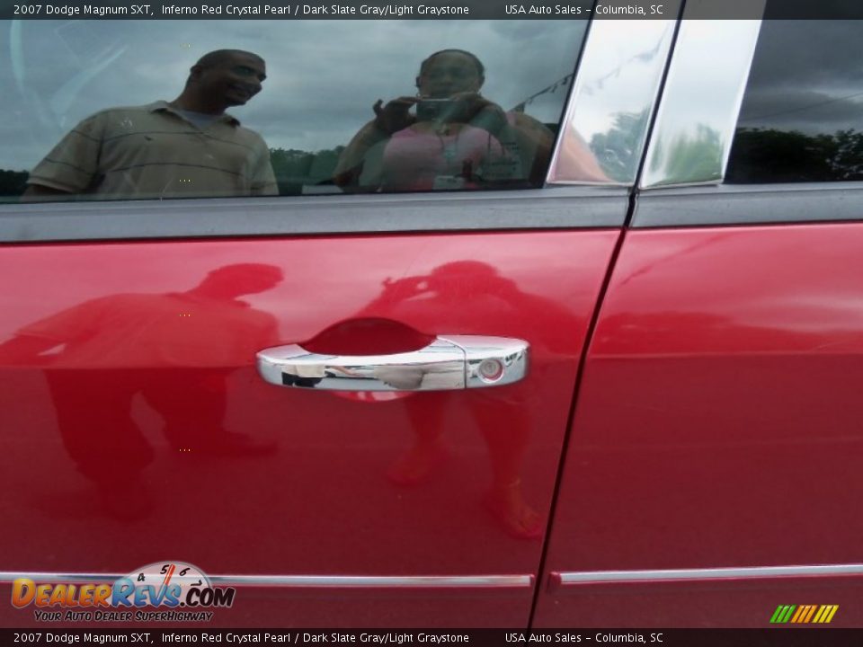 2007 Dodge Magnum SXT Inferno Red Crystal Pearl / Dark Slate Gray/Light Graystone Photo #8