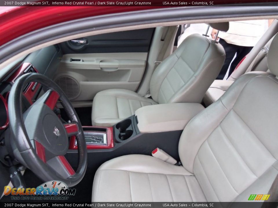 2007 Dodge Magnum SXT Inferno Red Crystal Pearl / Dark Slate Gray/Light Graystone Photo #21