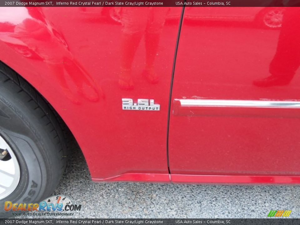 2007 Dodge Magnum SXT Inferno Red Crystal Pearl / Dark Slate Gray/Light Graystone Photo #27