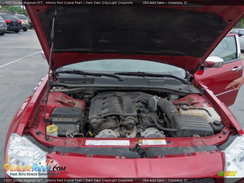 2007 Dodge Magnum SXT Inferno Red Crystal Pearl / Dark Slate Gray/Light Graystone Photo #28