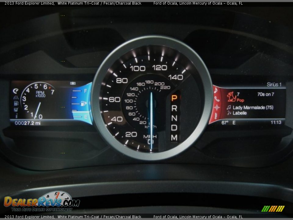 2013 Ford Explorer Limited Gauges Photo #11