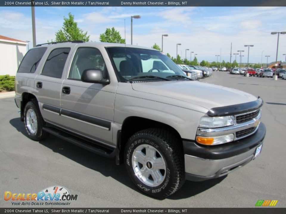 2004 Chevrolet Tahoe LS Silver Birch Metallic / Tan/Neutral Photo #1