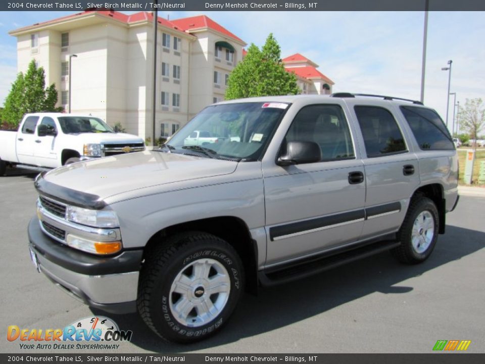 2004 Chevrolet Tahoe LS Silver Birch Metallic / Tan/Neutral Photo #3