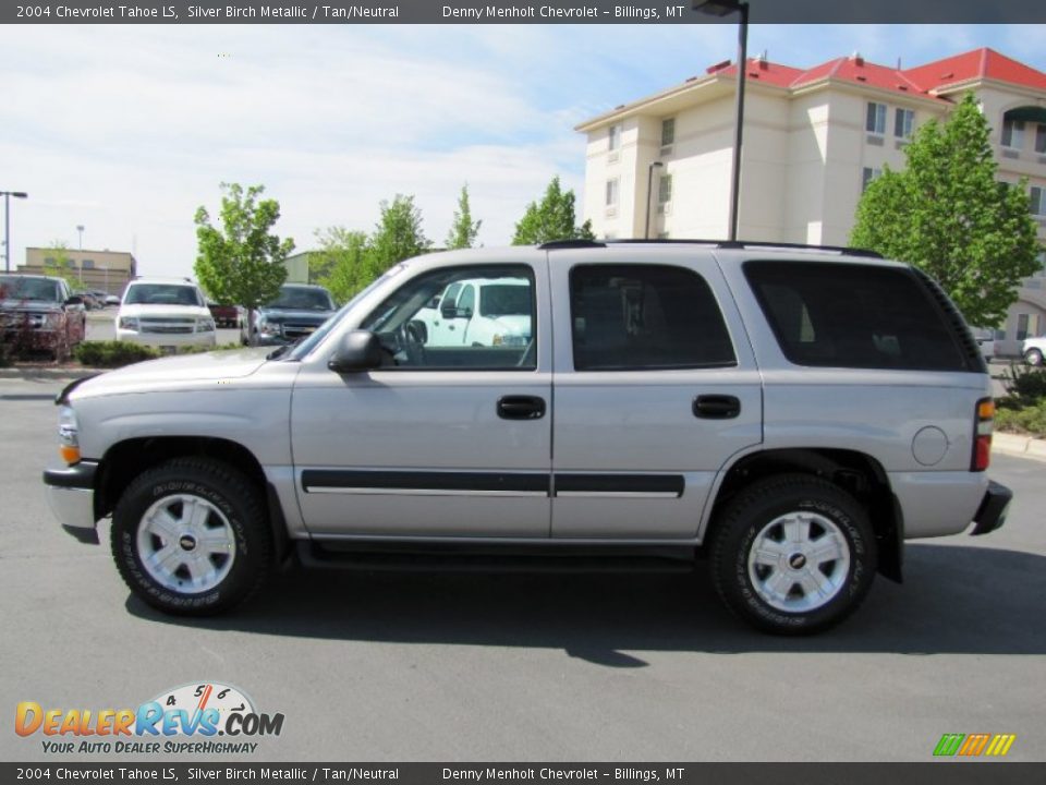 2004 Chevrolet Tahoe LS Silver Birch Metallic / Tan/Neutral Photo #4