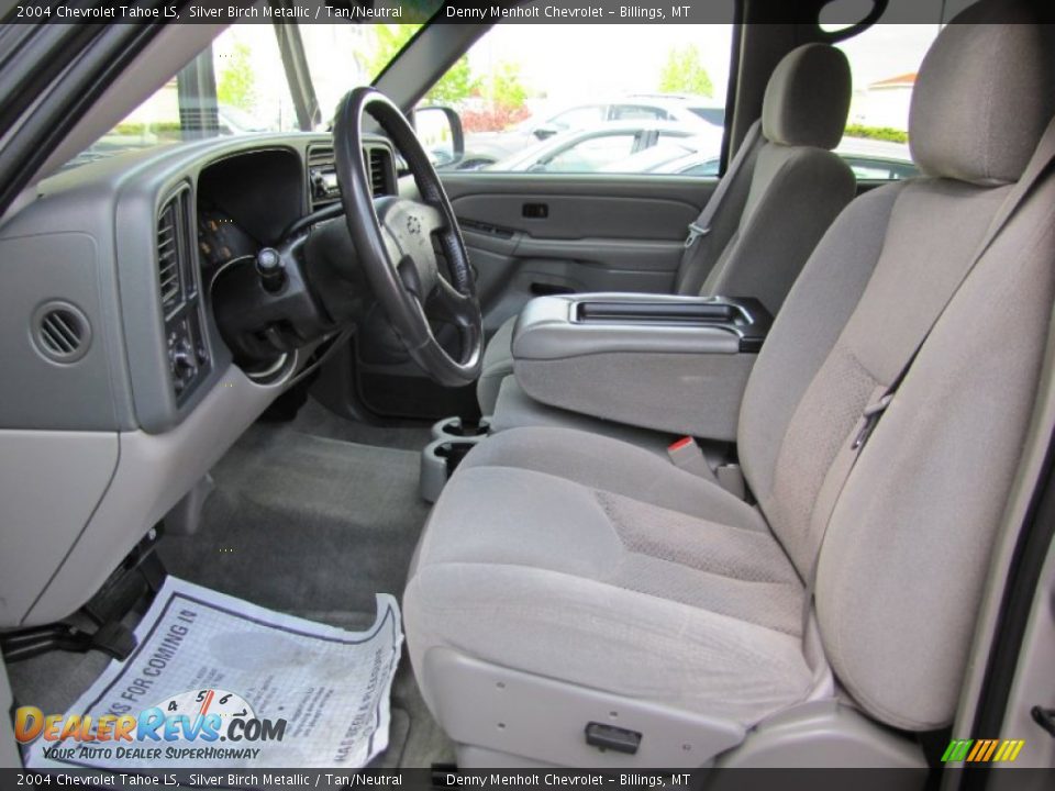 2004 Chevrolet Tahoe LS Silver Birch Metallic / Tan/Neutral Photo #8