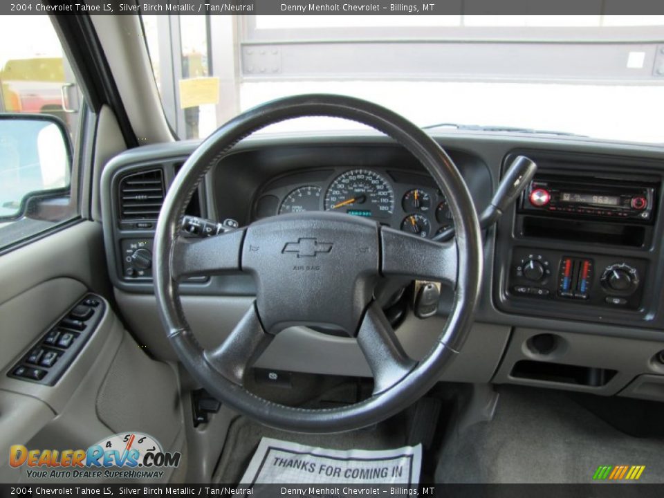 2004 Chevrolet Tahoe LS Silver Birch Metallic / Tan/Neutral Photo #9