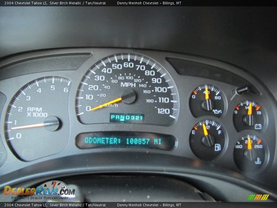 2004 Chevrolet Tahoe LS Silver Birch Metallic / Tan/Neutral Photo #10