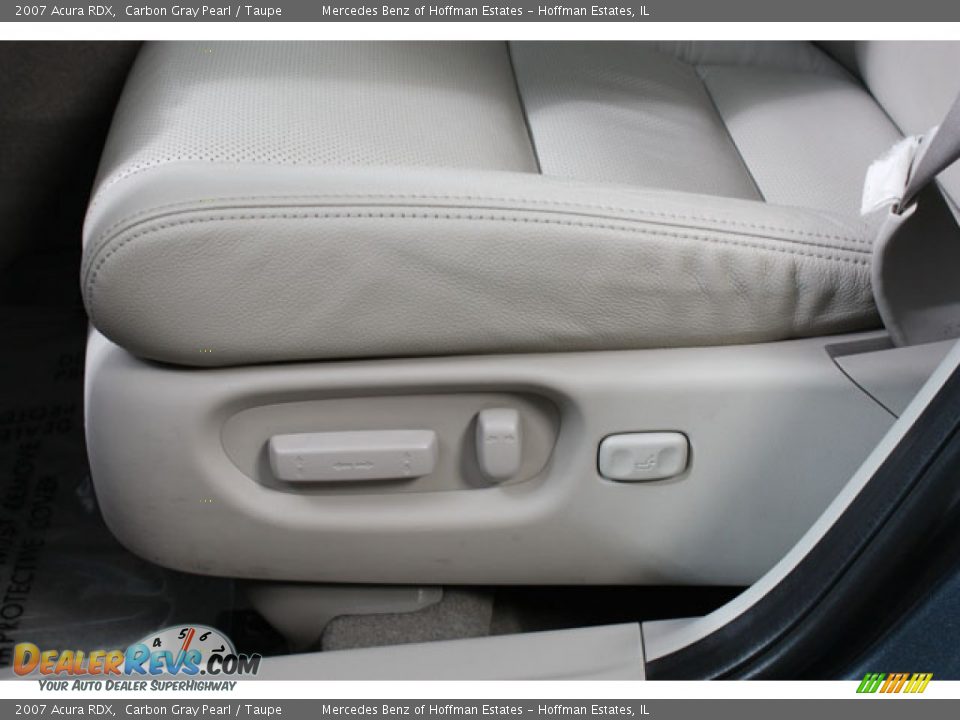 2007 Acura RDX Carbon Gray Pearl / Taupe Photo #19