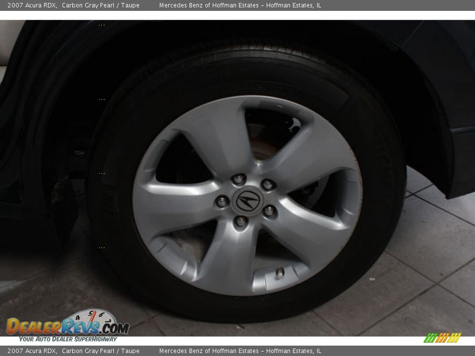 2007 Acura RDX Carbon Gray Pearl / Taupe Photo #26