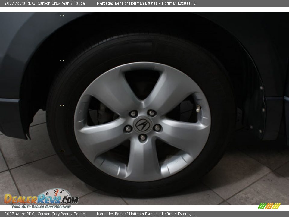 2007 Acura RDX Carbon Gray Pearl / Taupe Photo #29