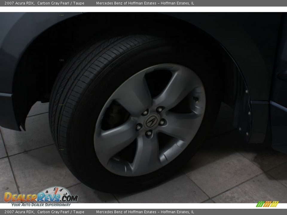 2007 Acura RDX Carbon Gray Pearl / Taupe Photo #30