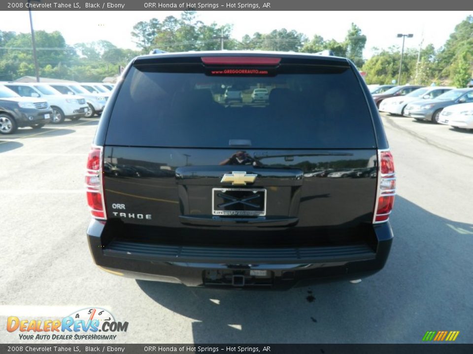 2008 Chevrolet Tahoe LS Black / Ebony Photo #4