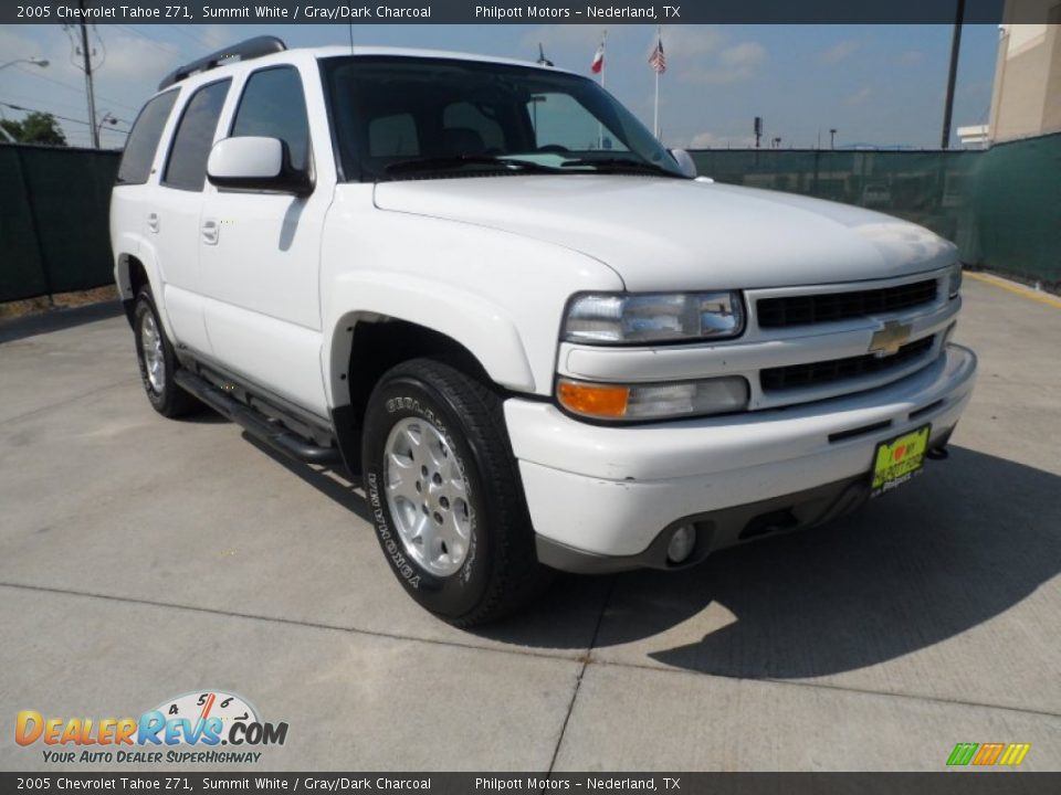 2005 Chevrolet Tahoe Z71 Summit White / Gray/Dark Charcoal Photo #1